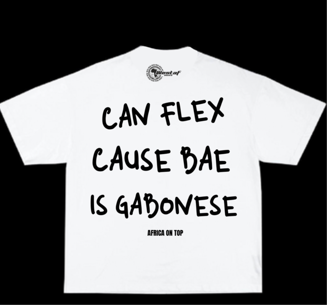 Oversized Tee « CAN FLEX CAUSE BAE IS… »