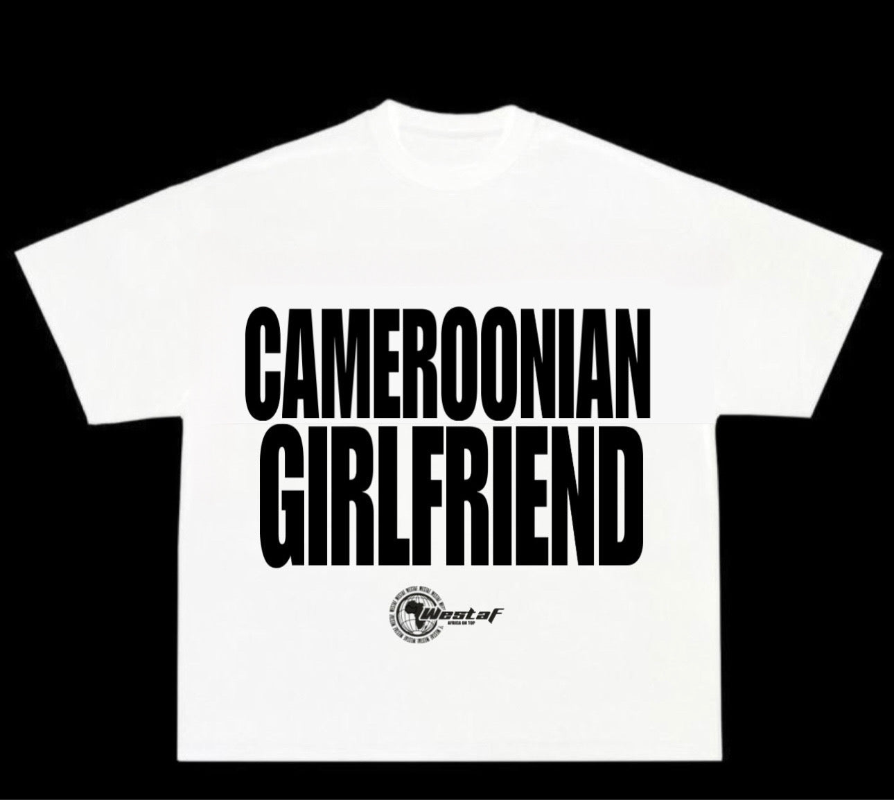 T-shirt Oversized « BLACK LOVE » GIRL