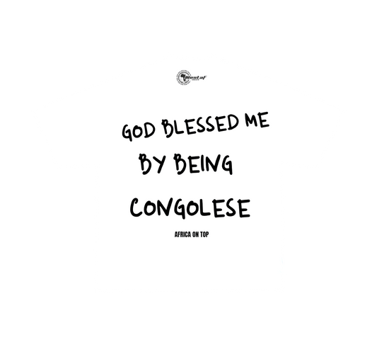 Oversized Tee « GOD BLESSED ME BY BEING… »